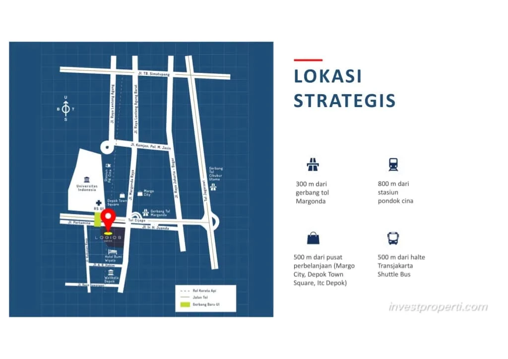 Lokasi-Logios-Depok-Apartment